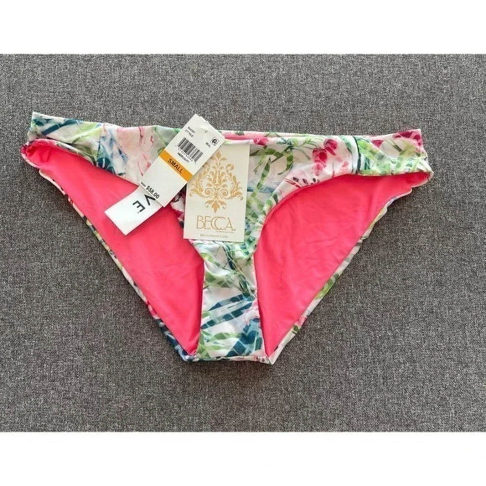Becca‎ Lush Lagoon Tankini Top amd American Fit Bottoms Size Small